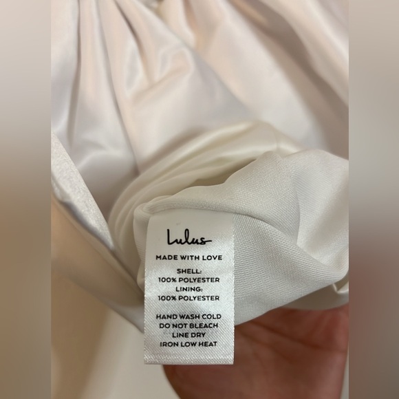 Soiree Hour White Satin Strapless Bow Mini Dress- Bridal - Picture 5 of 11